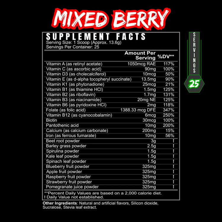 PERFORMANCE GREENS BLACKLABEL Supplements