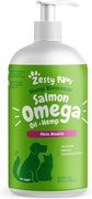 Zesty Paws Wild Alaskan Omega-3 Oil 8.5 oz – Skin & Coat Support for Pets