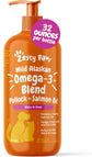 Zesty Paws Wild Alaskan Omega-3 Oil 8.5 oz – Skin & Coat Support for Pets